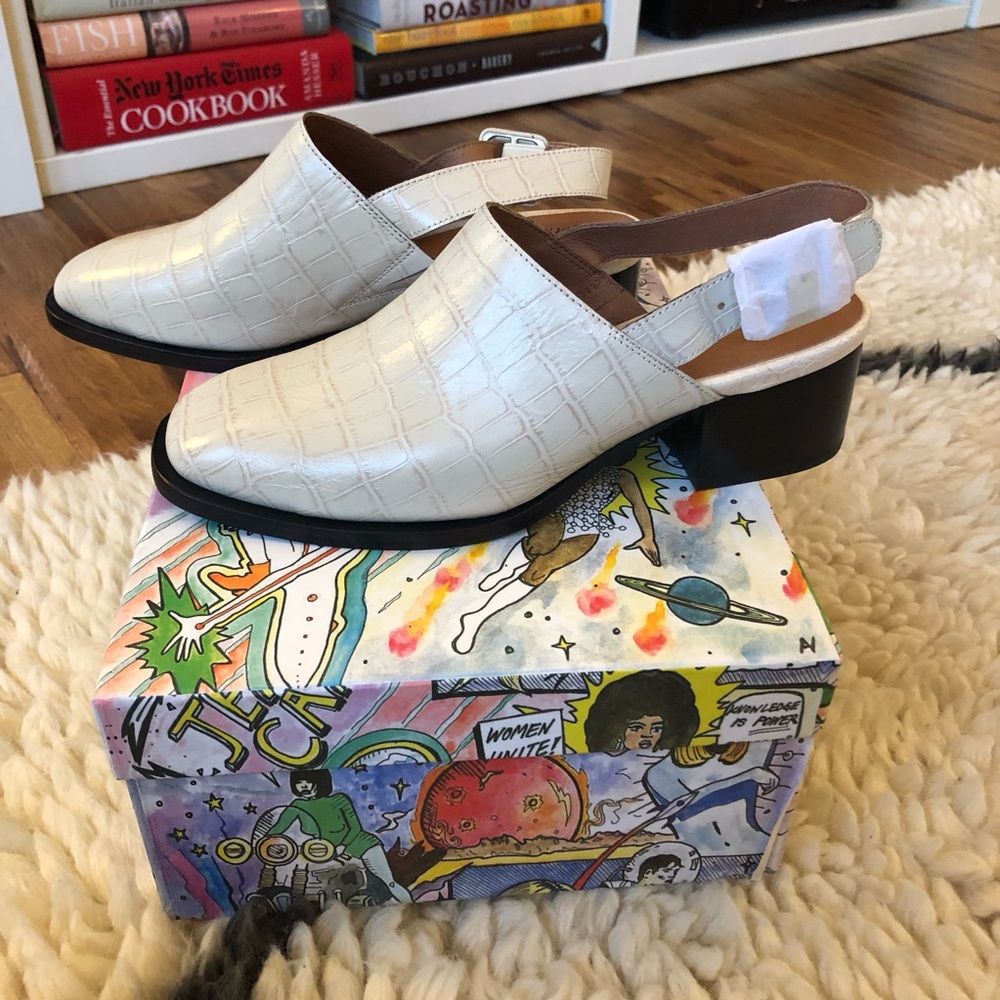 NWT Jeffrey Campbell Fraser Slingback Mules - Picture 5 of 8